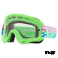 Очки для мотокросса OAKLEY O-Frame Braking Bumps зеленые / прозрачная  (OO7029-48)