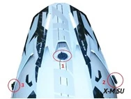Крепеж для шлема MX600 SEAL white sand Крепеж для шлема MX600 SEAL white sand