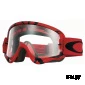 Очки для мотокросса OAKLEY O-Frame Intimidator красные-черные / прозрачная (OO7029-09)