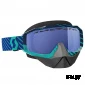 Очки HUSTLE SNOW CROSS blue/teal sky blue