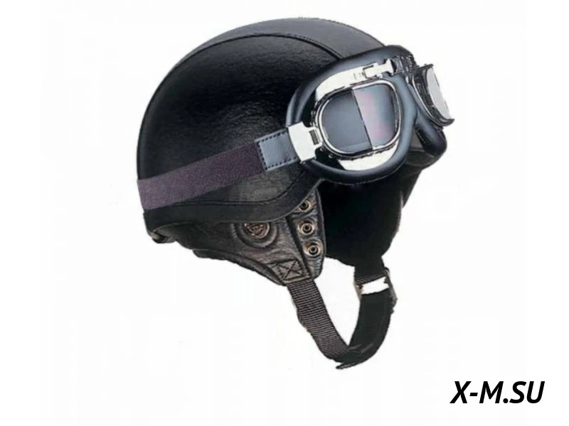 Шлем "THH" T-62G LEATHER (кожа/+очки) Шлем "THH" T-62G LEATHER (кожа/+очки)