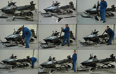 Контователь для снегохода +комплект крепежа 