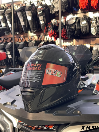 Шлем интеграл HETOSHI DOT CARBON FIBER XD1-472 цв.Черный р. L