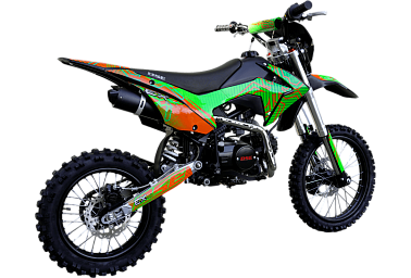 Питбайк BSE EX 17/14 Green Orange Ant (040)