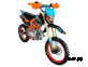 Питбайк KAYO EVOLUTION YX125EM 17/14 KRZ (механ. сцепл., эл. стартер 2022 г.)
