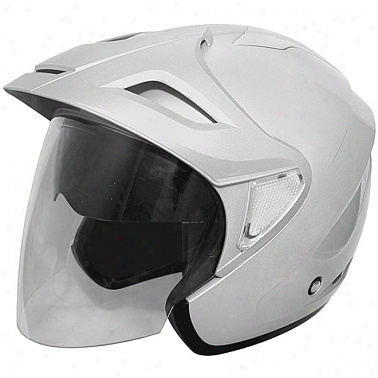 Шлем "THH" T-378 SILVER 2-стекла
