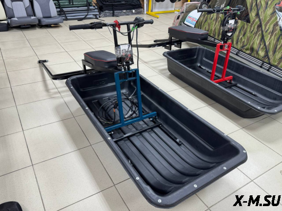 Модуль толкач IKUDZO TERRAIN  (600 гусеница, усилен, с подогревом ручек) Цв. Черно-синий