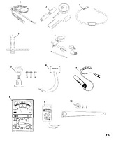 Инструменты (Часть 2) 4-Х ТАКТНОГО ПЛМ MERCURY 4 Серийный номер от 0P073456 до 0P400999