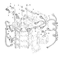 Датчики 4-Х ТАКТНОГО ПЛМ MERCURY 115 Серийный номер от 0T178500 до 0T800999