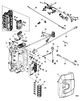 Электрические компоненты 4-Х ТАКТНОГО ПЛМ MERCURY 135 Серийный номер от 1B381712 до 1B517158