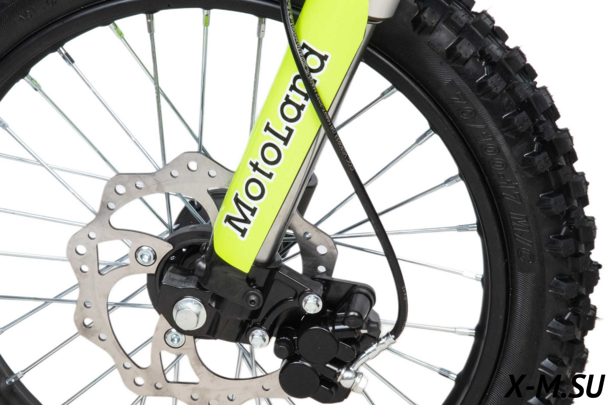 Питбайк MOTOLAND (МОТОЛЕНД) TCX125 E 17/14 зеленый NEW